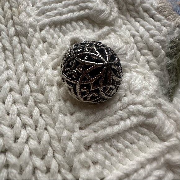 Vtg Hand Knit Embroidered Cardigan Sweater Women’s Large Twee Chunky Floral - Picture 2 of 16